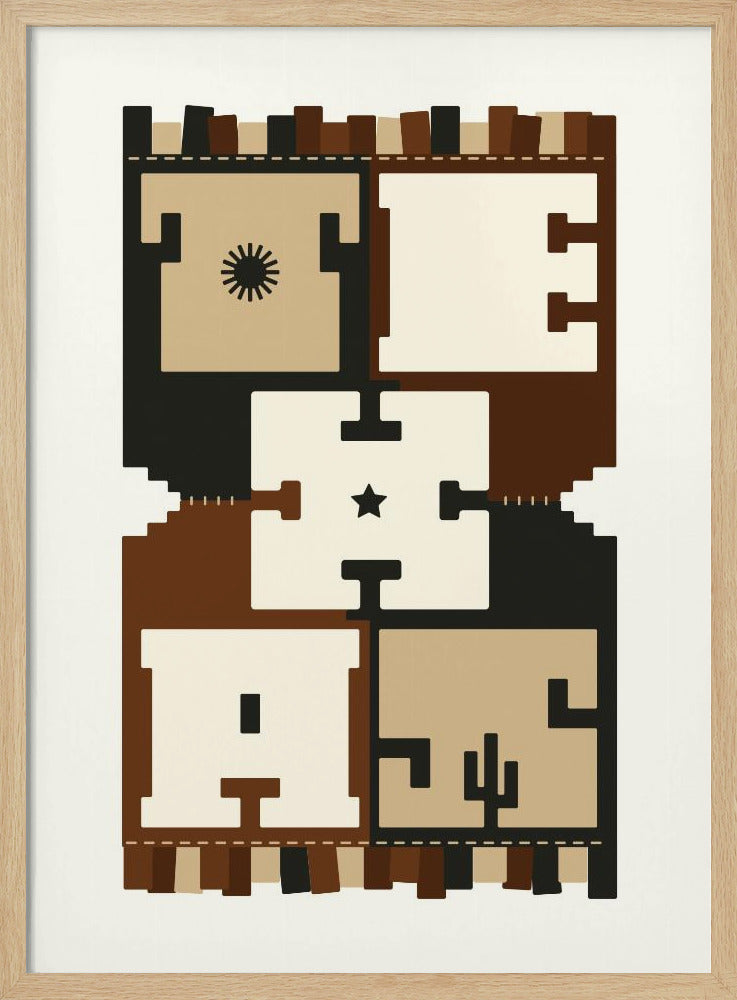 Carpet Texas wall art Poster