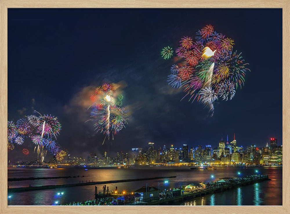 Celebration of Independence Day in NYC Poster