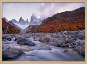 Fitz Roy under Twilight Poster