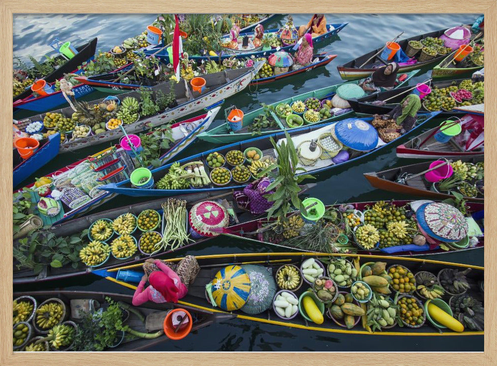 Banjarmasin Floating Market Poster