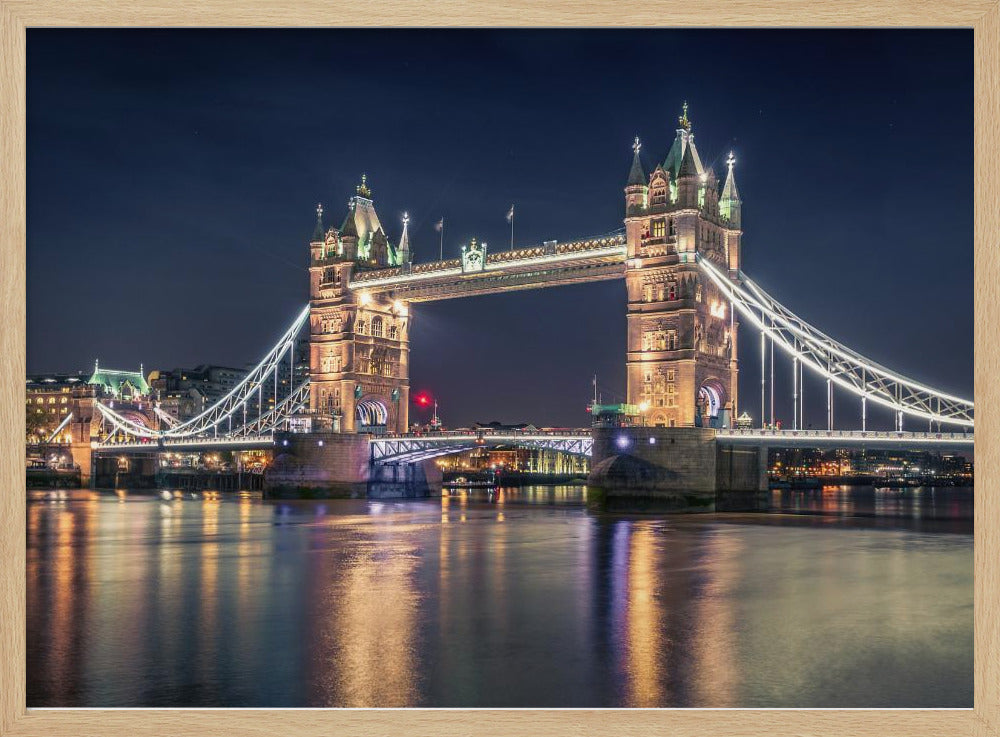 Night at The Tower Bridge Poster