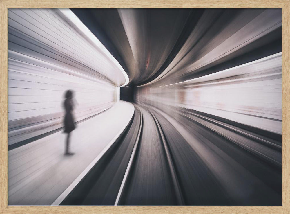 The Girl of the Metro Station Poster