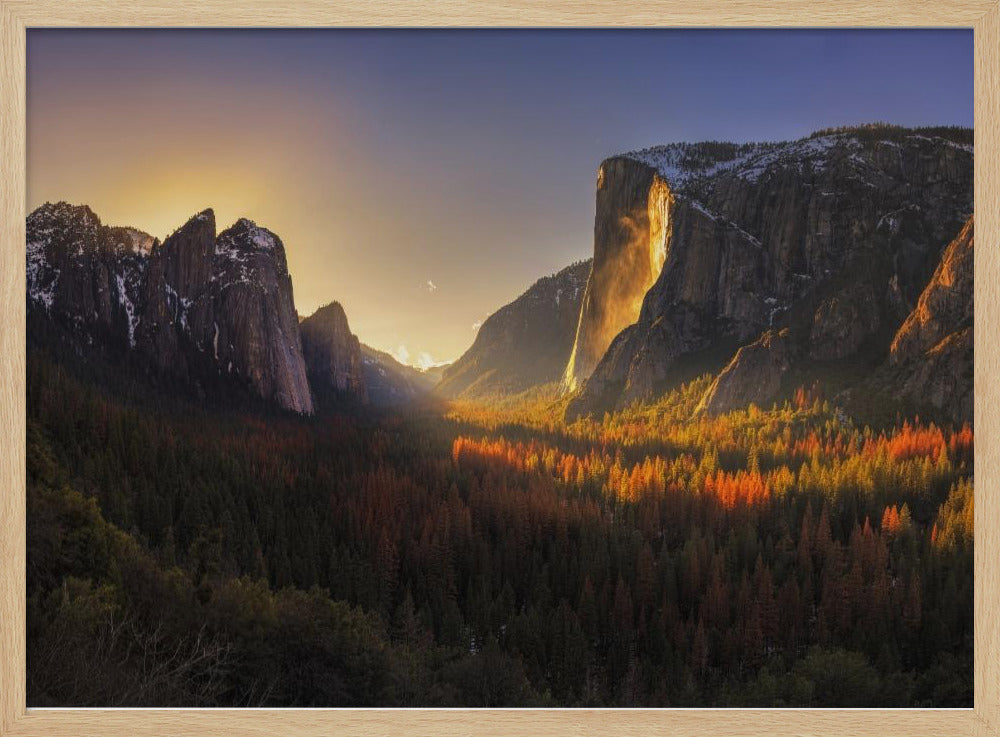 Yosemite Firefall Poster