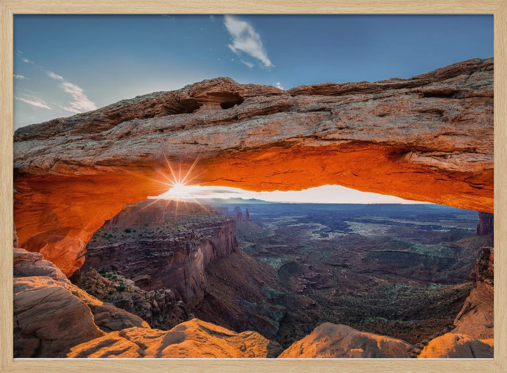 Sunrise at Mesa Arch Poster