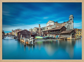 Gondola workshop in Venice Poster