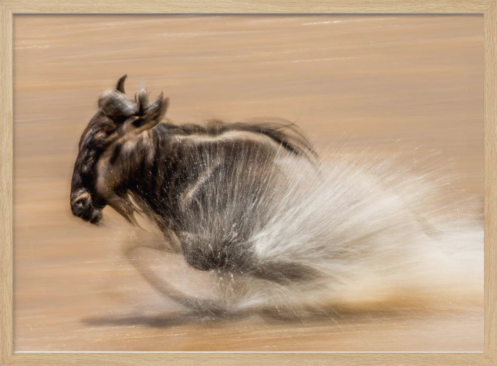 SLOW SHUTTER WILDEBEEST Poster