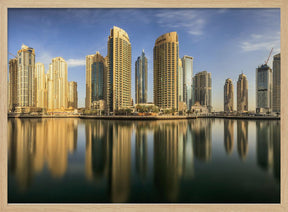 Panoramic Dubai Marina Poster