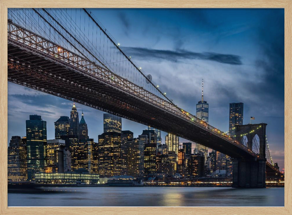 Manhattan from Dumbo Poster