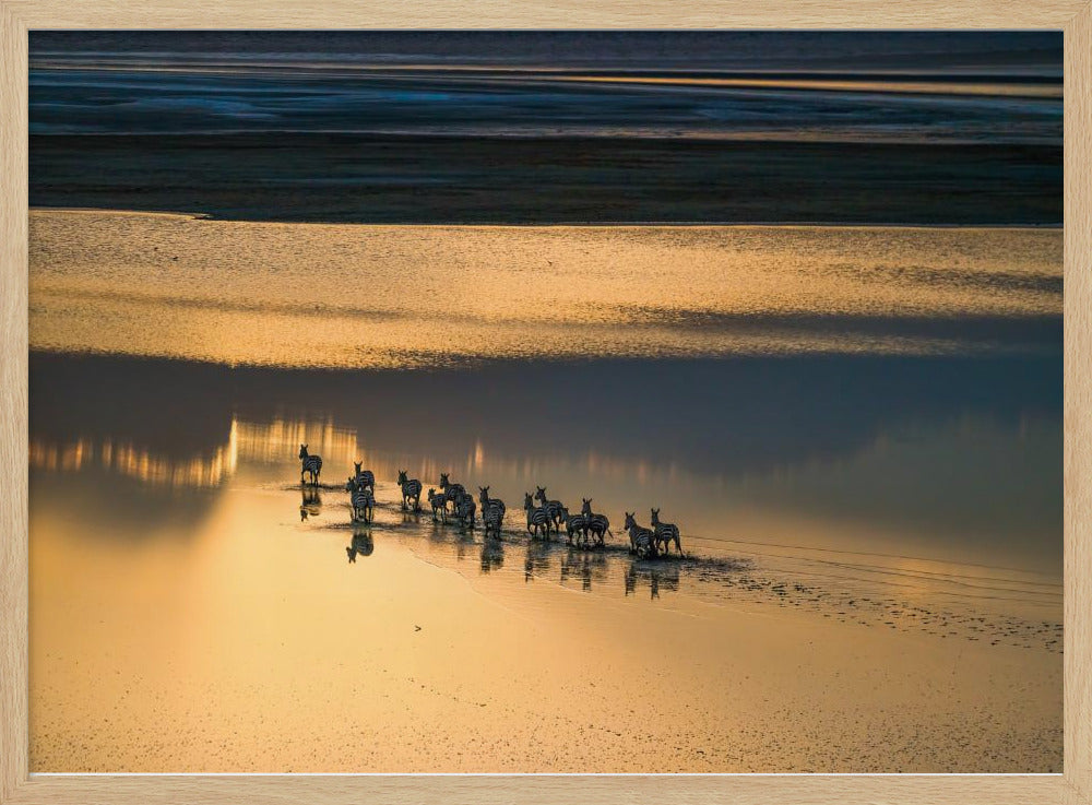 Sunset Crossing Poster