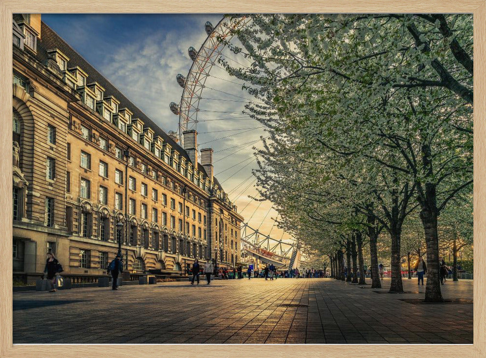 Last Daylights at the London Eye Poster