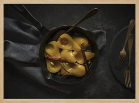 Poached pears Poster