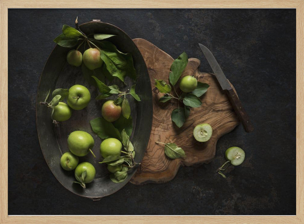 Green apples Poster