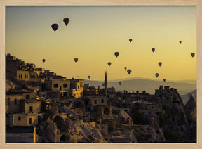 Sunrise over Cappadocia Poster