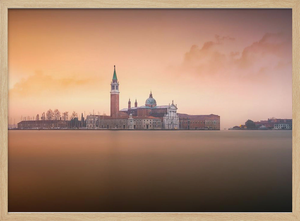 Venice pink sunrise Poster