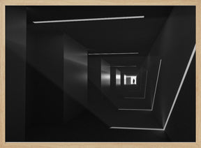 Light in Corridor Poster