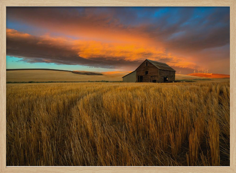 Storm over Palouse Poster