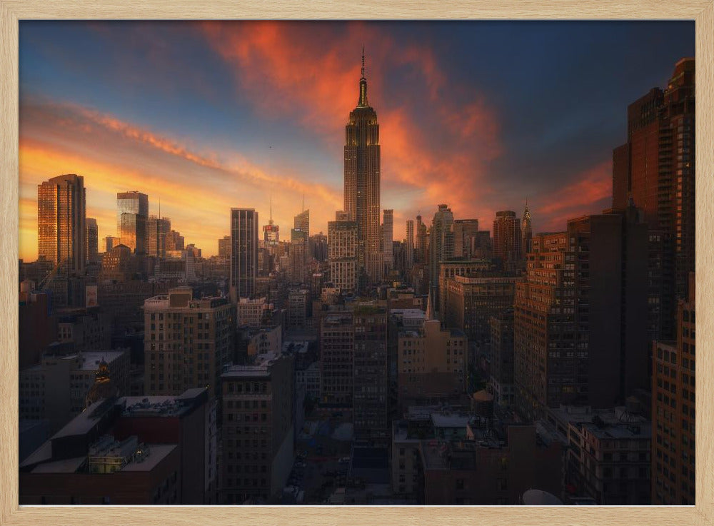 Rooftop, New York Poster