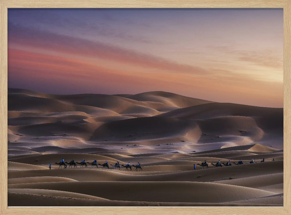 Caravan in Erg Chebbi Poster