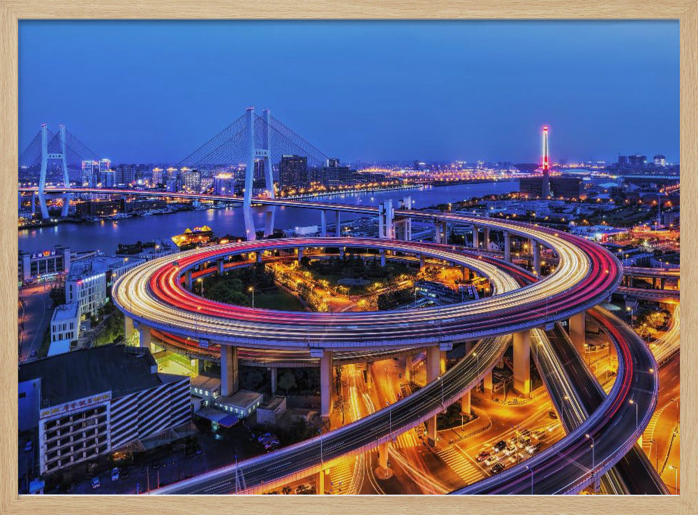 Shanghai Nanpu Bridge Poster