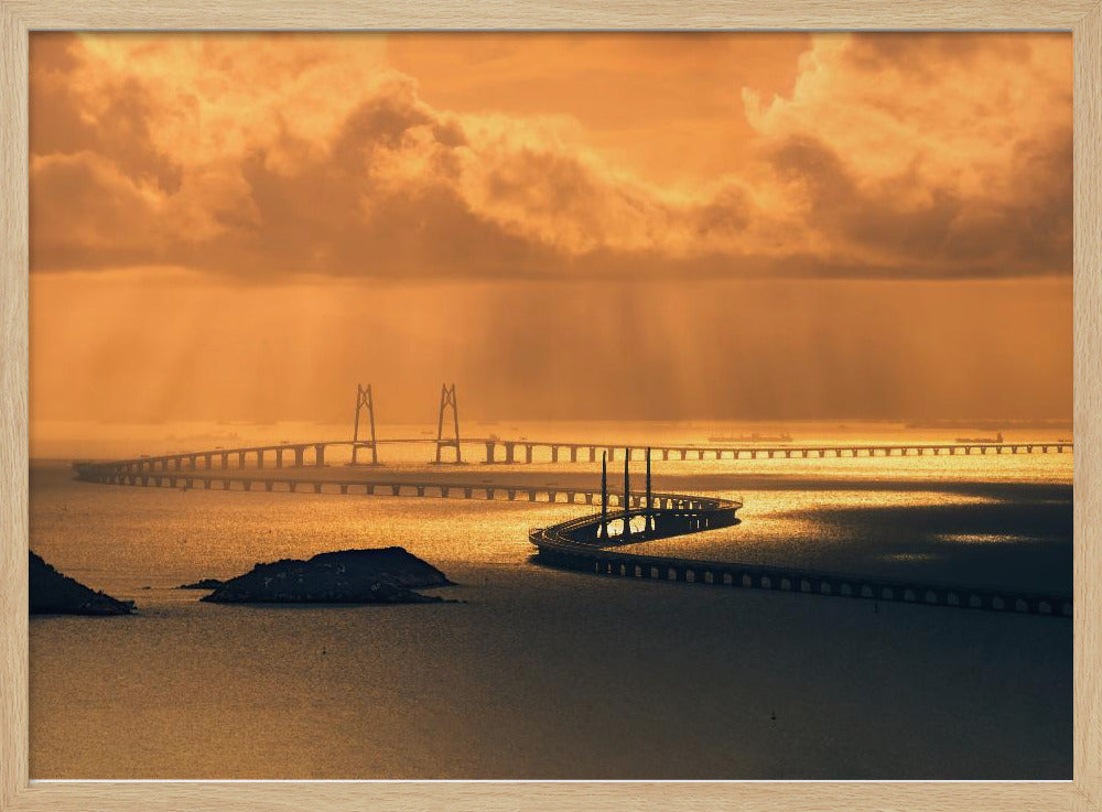 Hong Kong-Zhuhai-Macao Bridge Poster