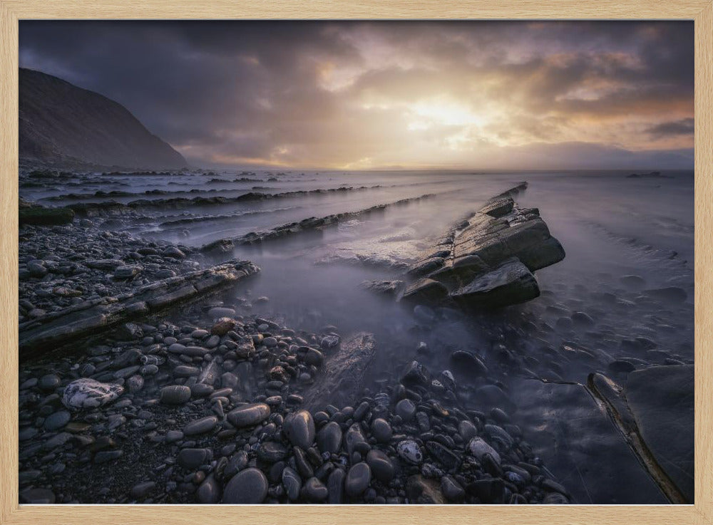 Barrika sunset Poster