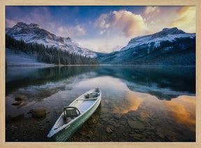 First Snow Emerald Lake Poster