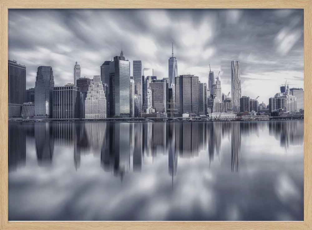 Manhattan Reflection Poster