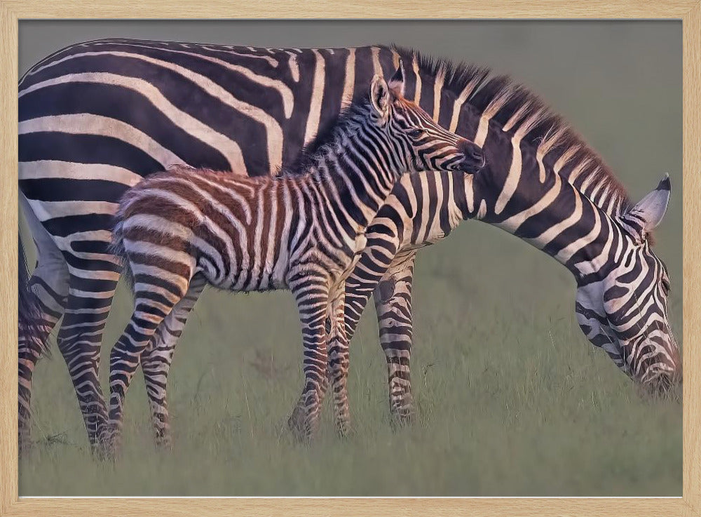 Baby Zebra Poster