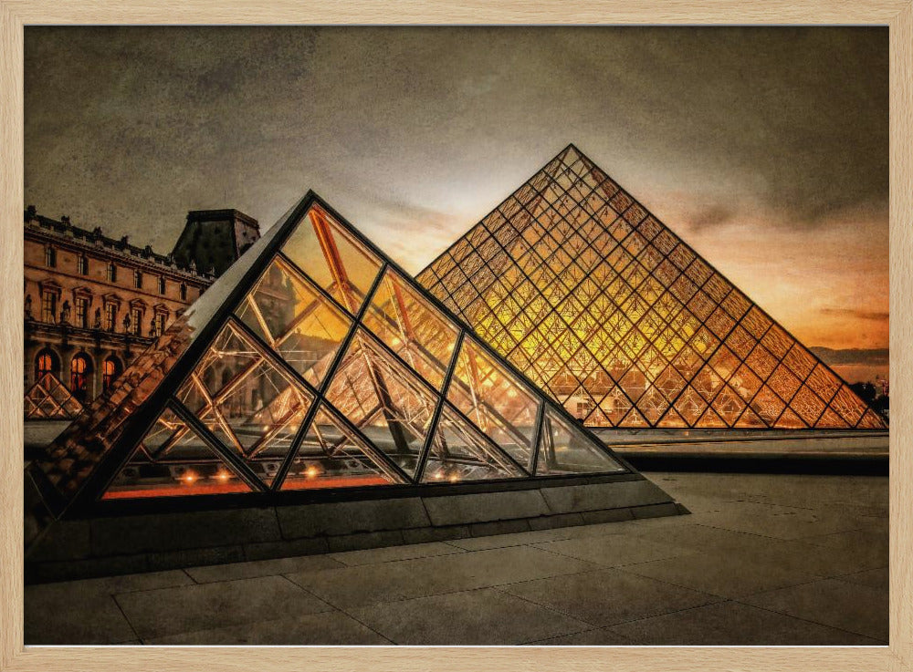 Paris Le Louvre Poster