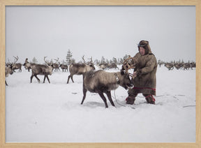 Jigori hunts reindeer III Poster