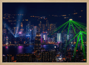 Victoria Harbour Light Show Poster