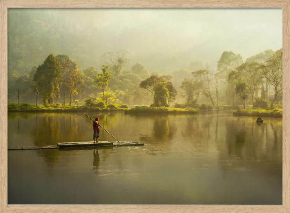 Morning at Situ Gunung Poster