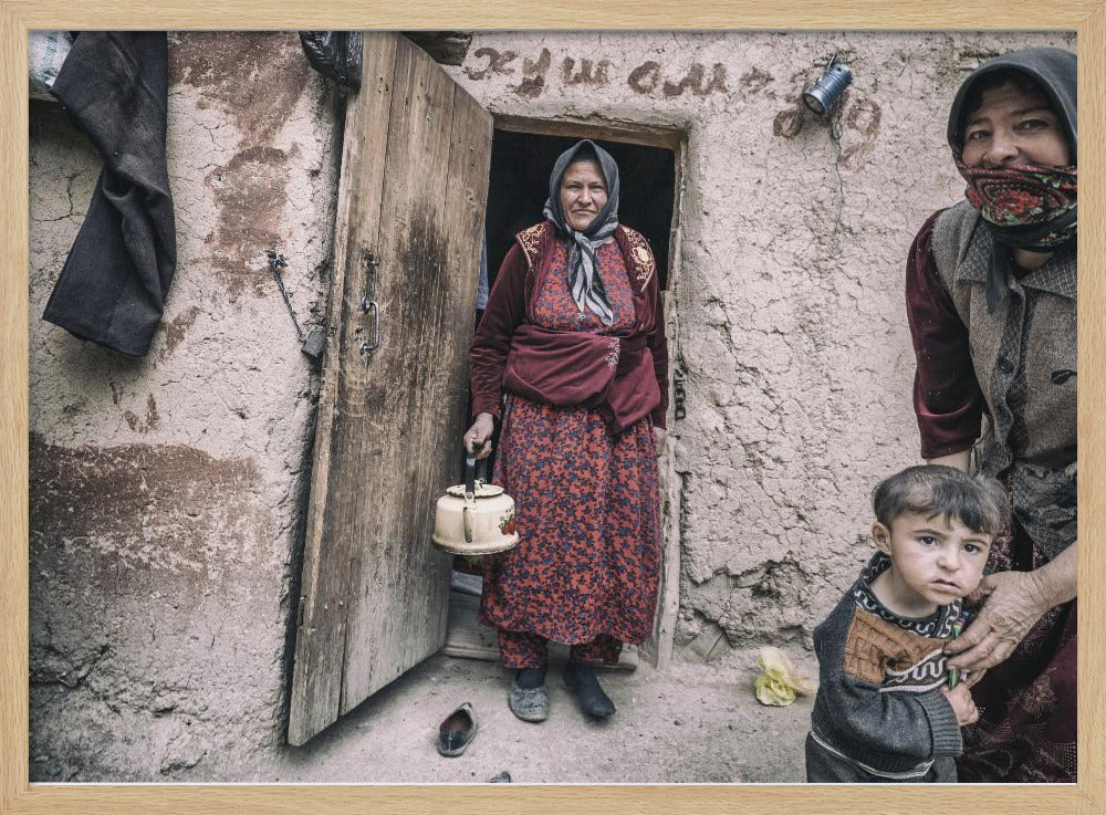 Tajik women / Darachtysurch settlement Poster