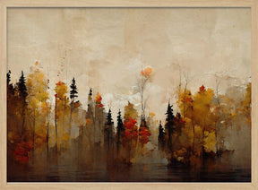 A Forest In Autumn Poster