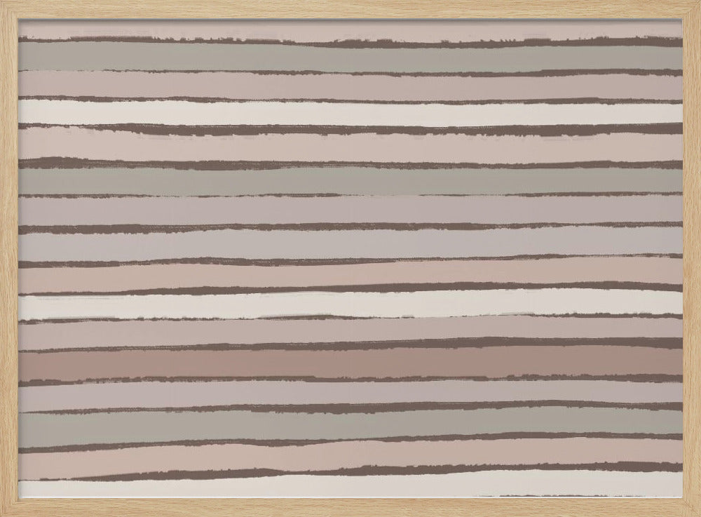 Pastel Stripes PAttern Poster