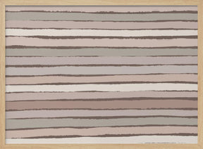 Pastel Stripes PAttern Poster