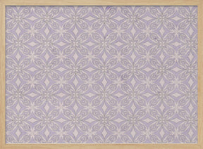 Purple Tiles Pattern Poster