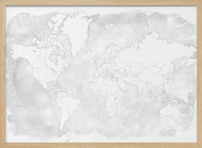 Xandi world map Poster