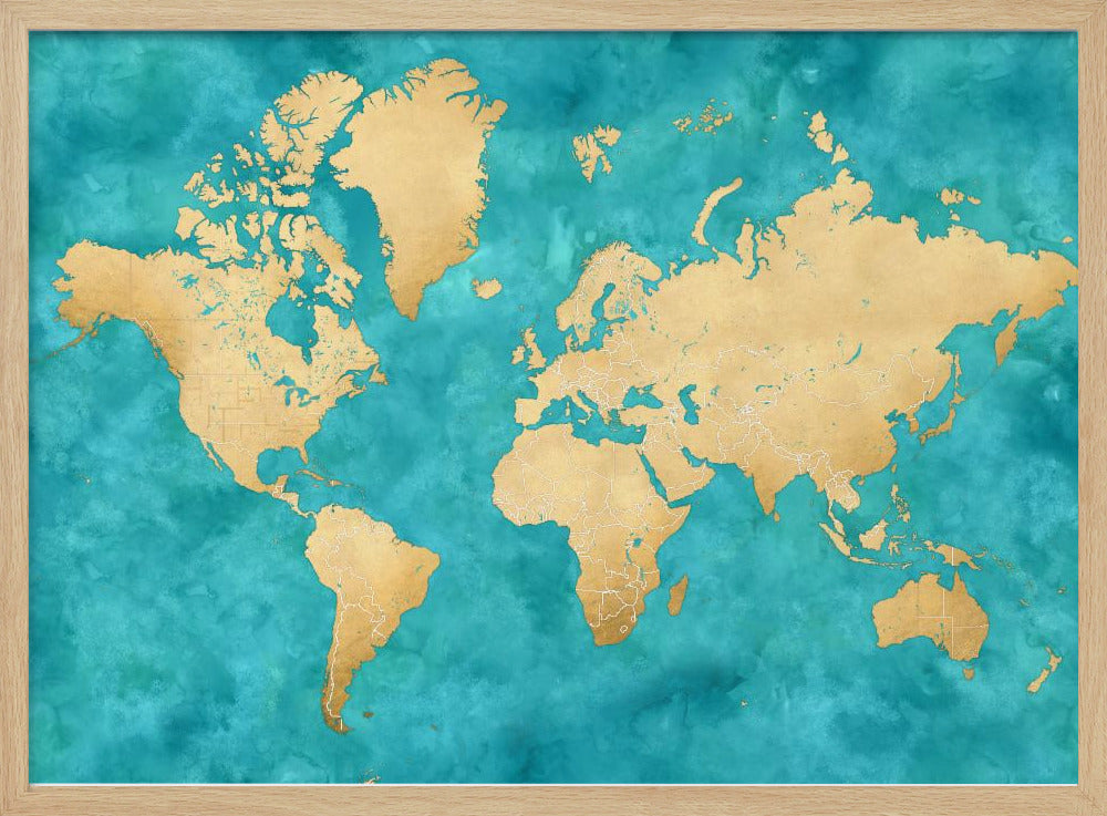 Lexy world map Poster