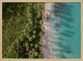 Green Beach from Above 2 Poster