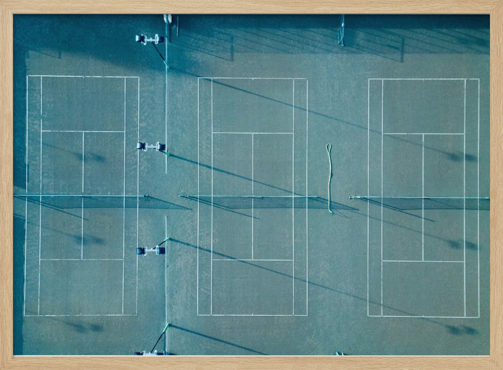Tennis Court Geen 1 Poster