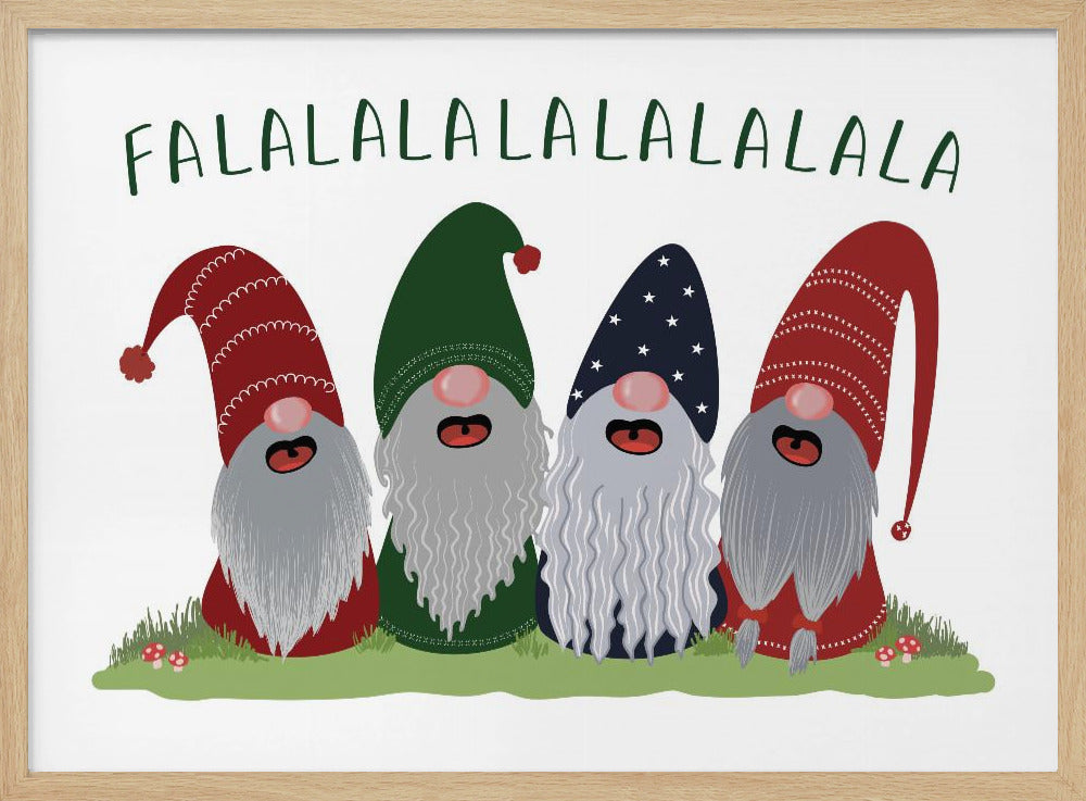 Fa la la la la gnomes Poster