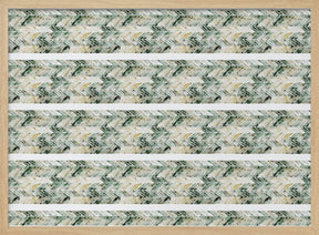 Green Beige Pattern Poster