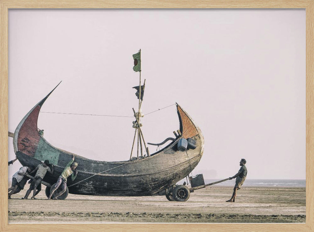 Barge Haulers on the Cox's Bazar Poster