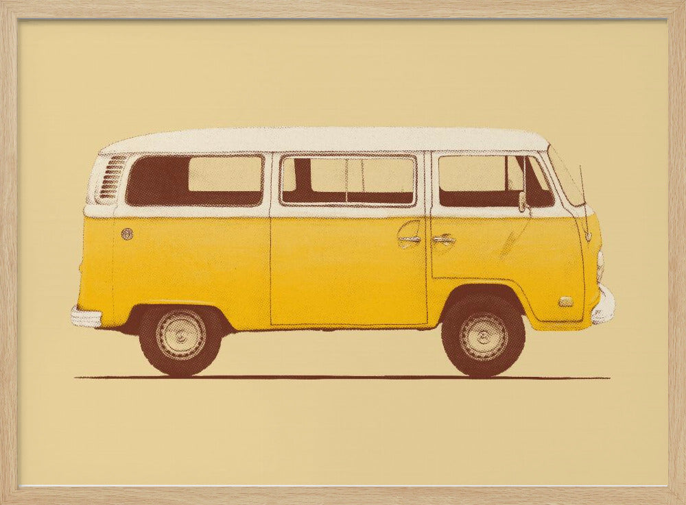 Yellow Van Poster