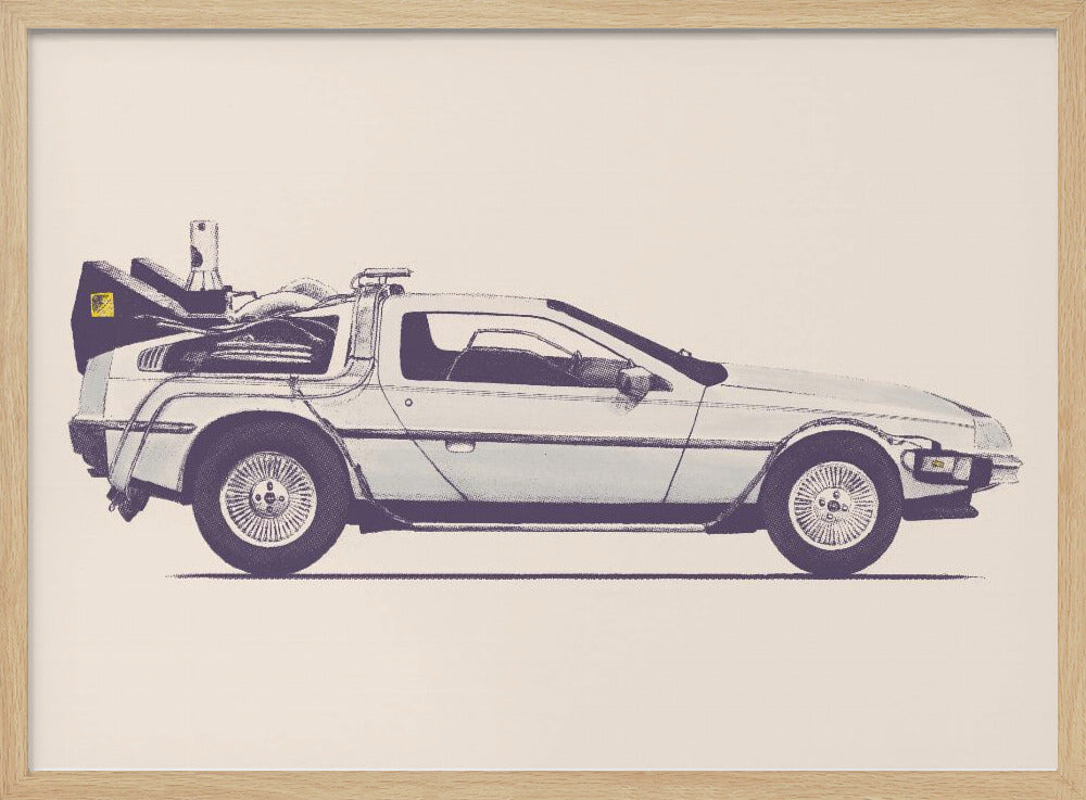 Delorean Poster