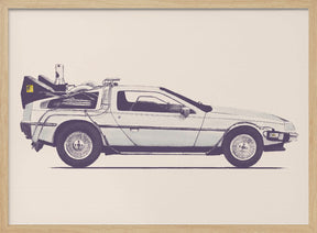 Delorean Poster