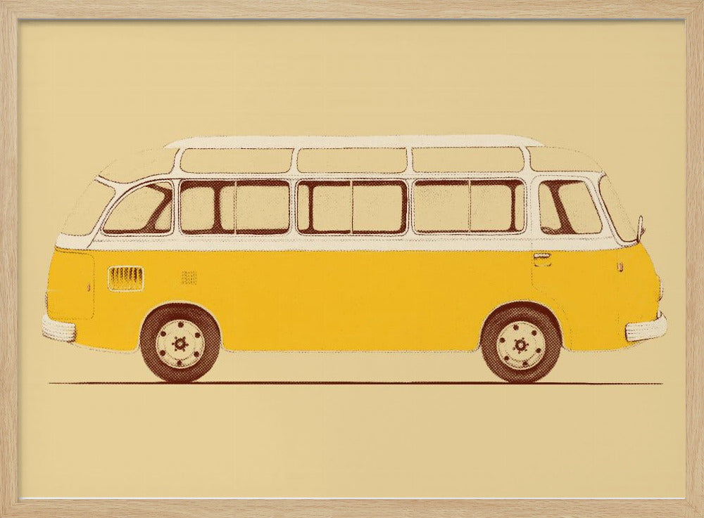 Yellow Van Poster