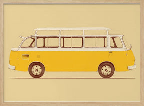 Yellow Van Poster