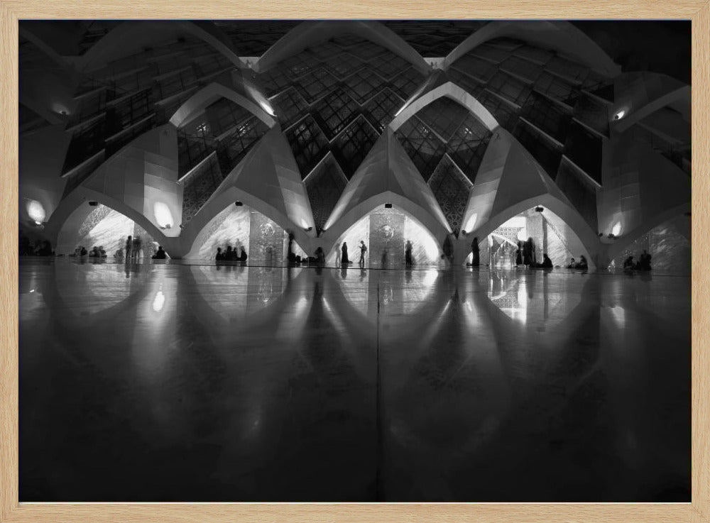 Archs of Al Jabbar Mosque Poster